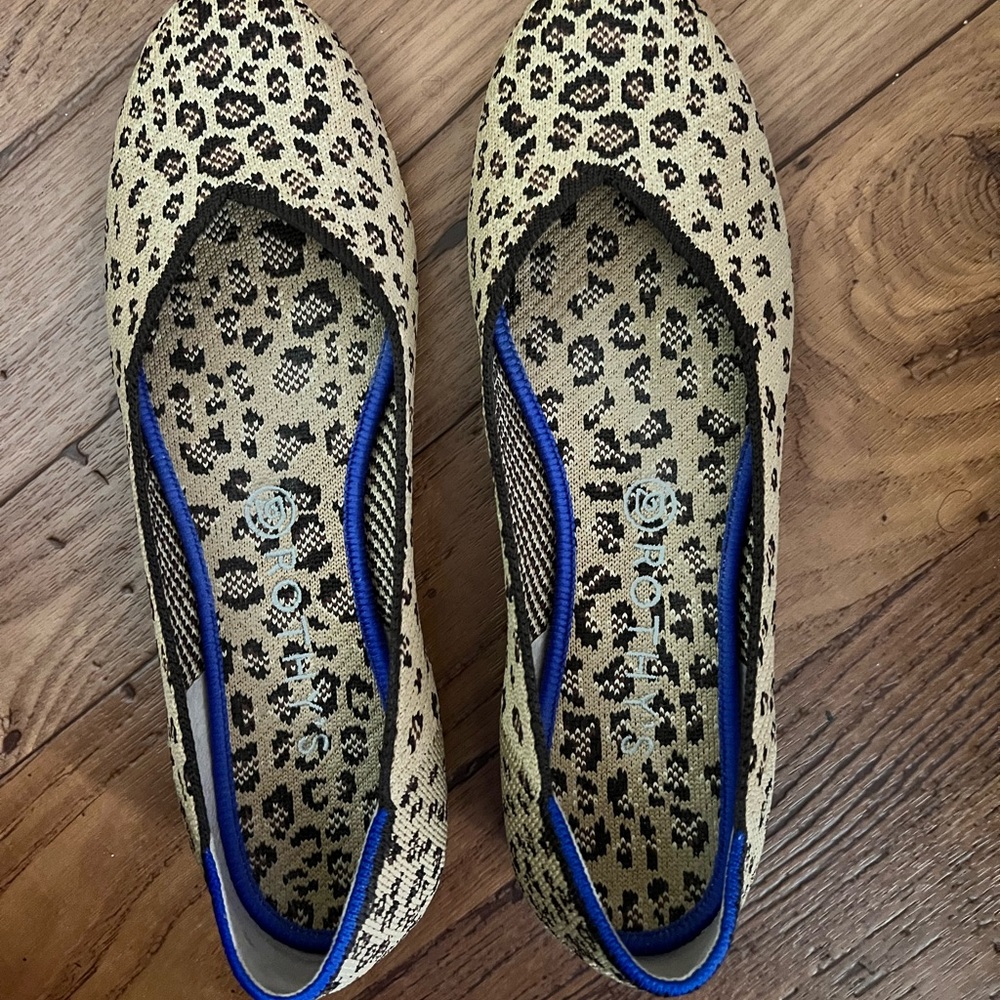 Rothy’s Cheetah flats